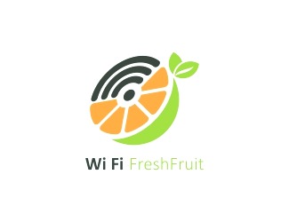 Projekt graficzny logo dla firmy online WiFi FreshFruit